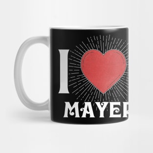 Graphic Mayer Proud Name Christmas Birthday 70s 80s 90s Vintage Styles Mug